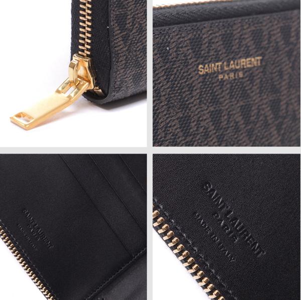 Saint Laurent(サンローラン財布 コピー) モノグラムファスナーメンズ長財布 344076_GIT1J_1059